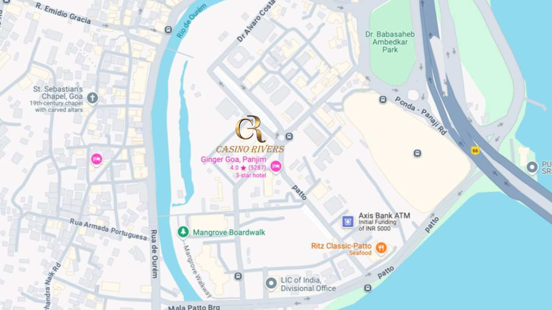 Casino Rivers Map